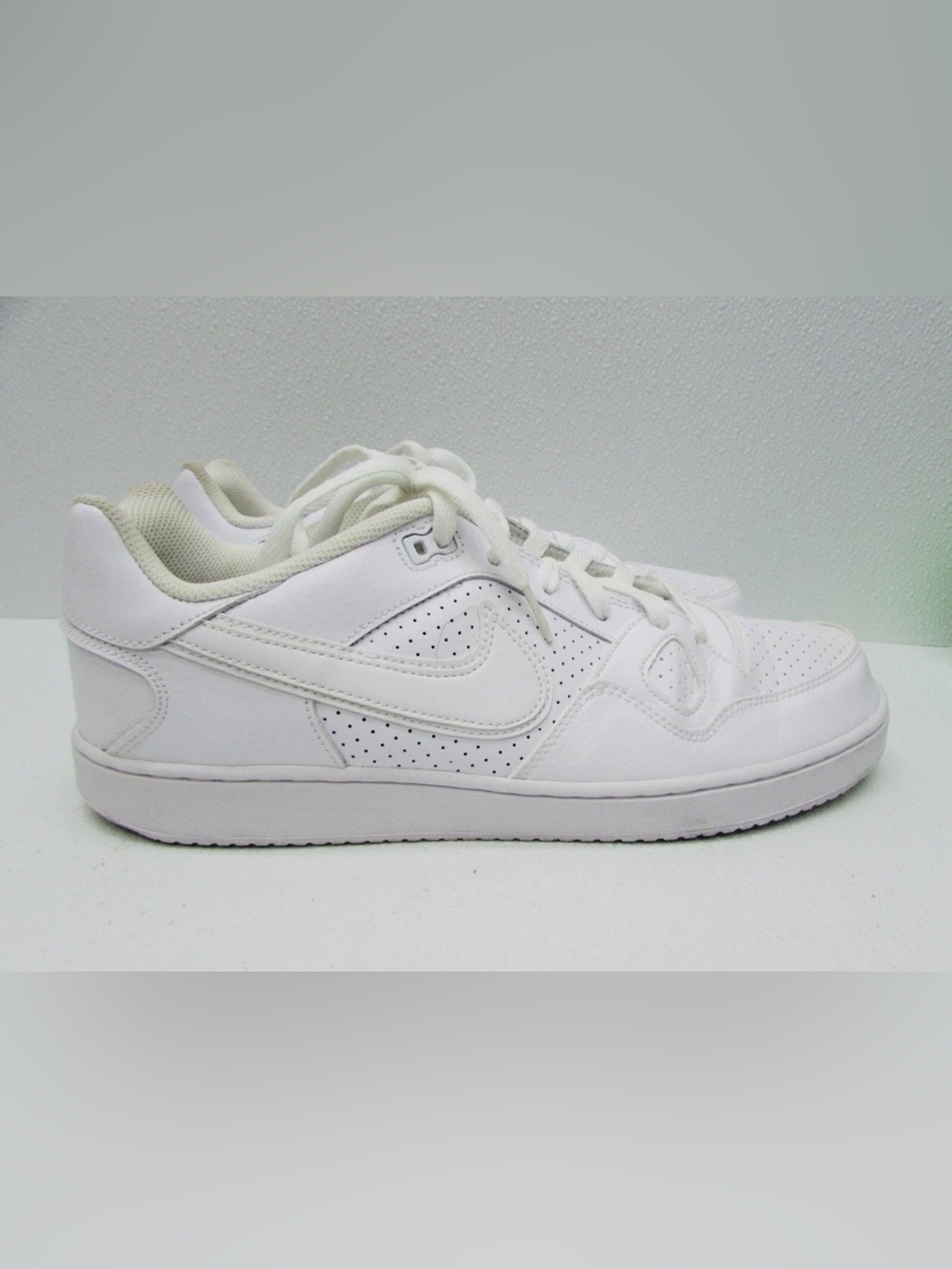 Nike Air Force One Son Of Force White Leather Sneakers 616775-101 Shoes-Mens 14